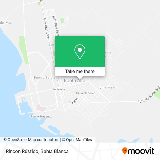 Rincon Rústico map
