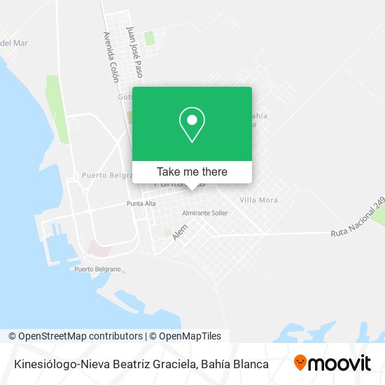 Kinesiólogo-Nieva Beatriz Graciela map