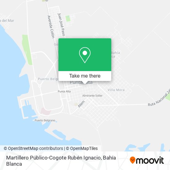 Martillero Público-Cogote Rubén Ignacio map