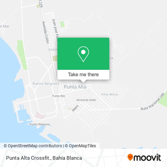 Punta Alta Crossfit. map