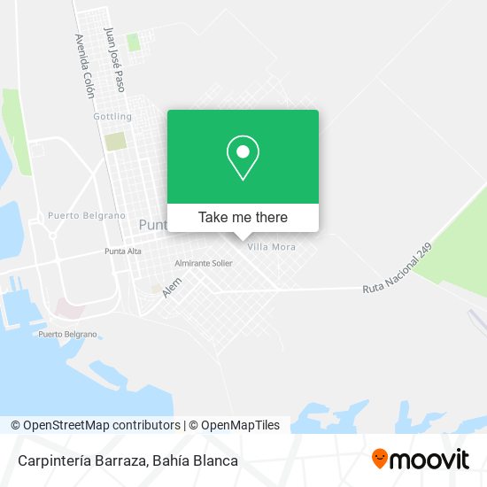 Carpintería Barraza map