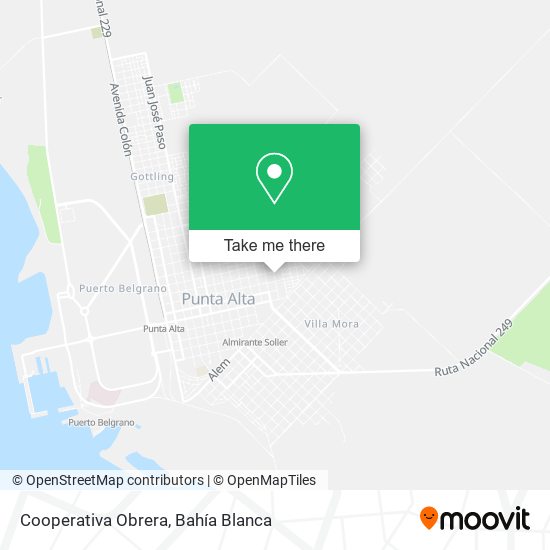 Cooperativa Obrera map