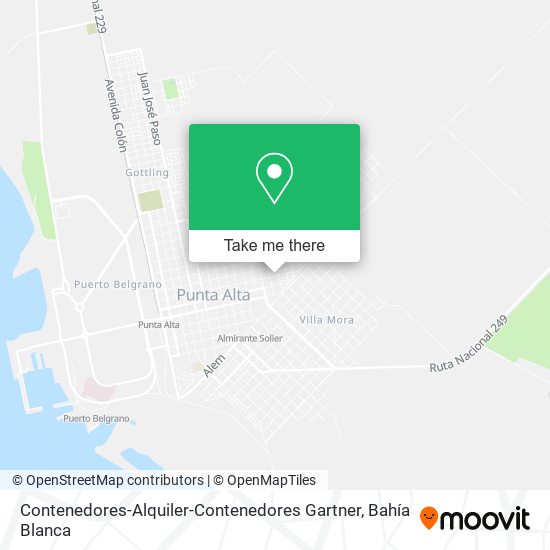Mapa de Contenedores-Alquiler-Contenedores Gartner
