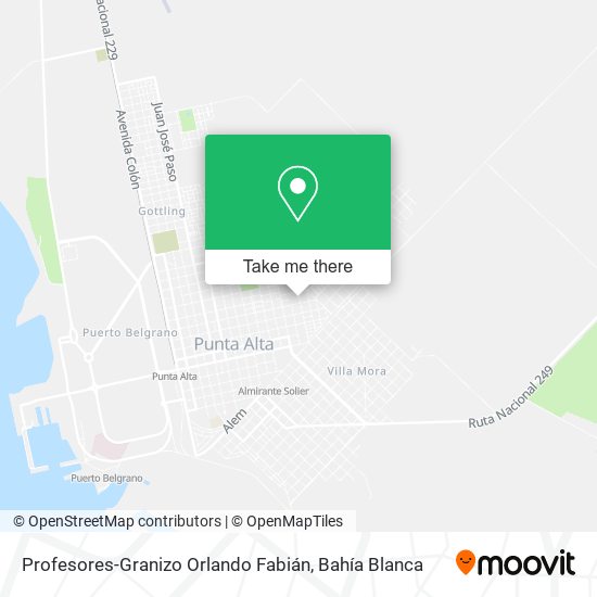 Mapa de Profesores-Granizo Orlando Fabián