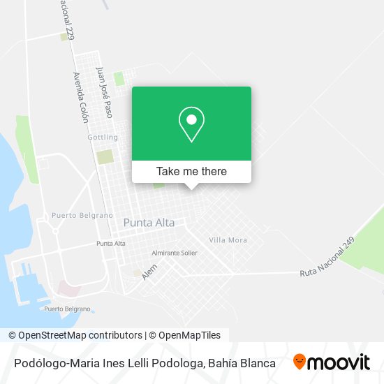 Mapa de Podólogo-Maria Ines Lelli Podologa