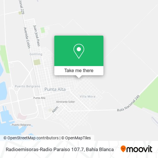 Radioemisoras-Radio Paraíso 107.7 map