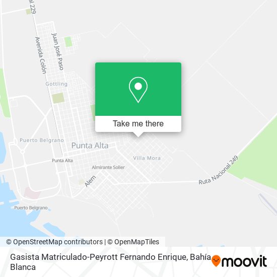 Gasista Matriculado-Peyrott Fernando Enrique map