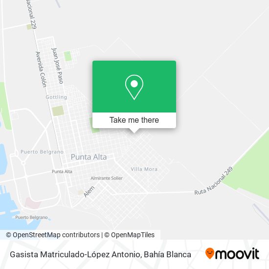 Gasista Matriculado-López Antonio map