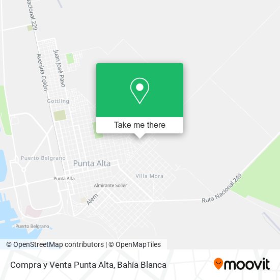 Mapa de Compra y Venta Punta Alta