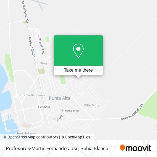 Profesores-Martín Fernando José map