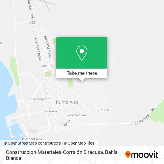 Mapa de Construccion-Materiales-Corralón Siracusa