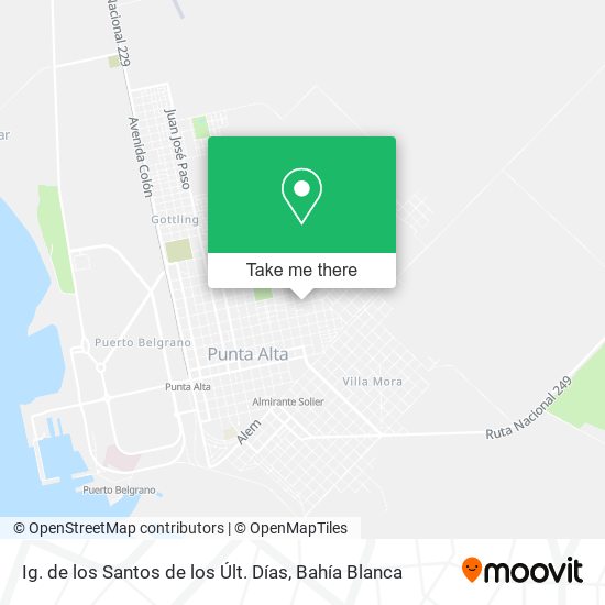 Ig. de los Santos de los Últ. Días map