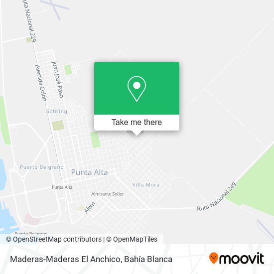 Mapa de Maderas-Maderas El Anchico