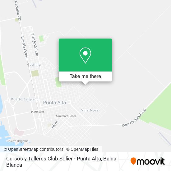 Cursos y Talleres Club Solier - Punta Alta map