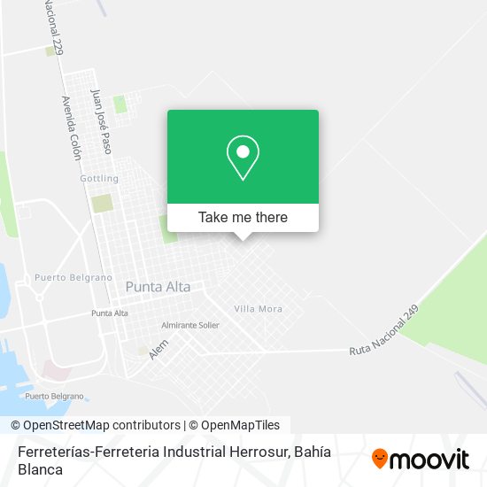 Mapa de Ferreterías-Ferreteria Industrial Herrosur