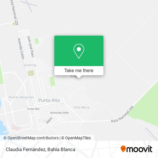 Claudia Fernández map