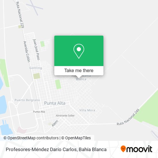Profesores-Méndez Darío Carlos map