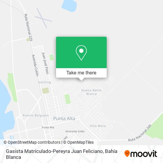 Mapa de Gasista Matriculado-Pereyra Juan Feliciano