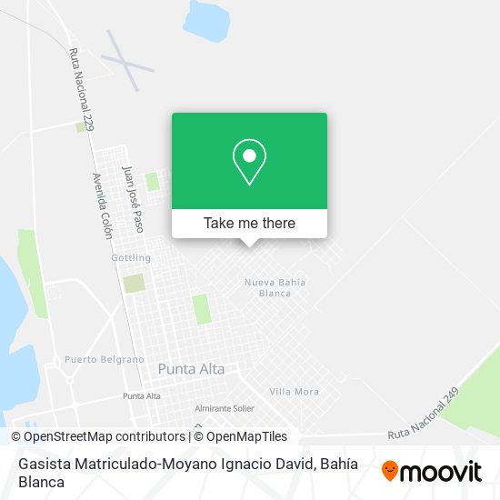 Mapa de Gasista Matriculado-Moyano Ignacio David