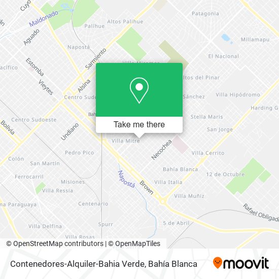 Mapa de Contenedores-Alquiler-Bahia Verde