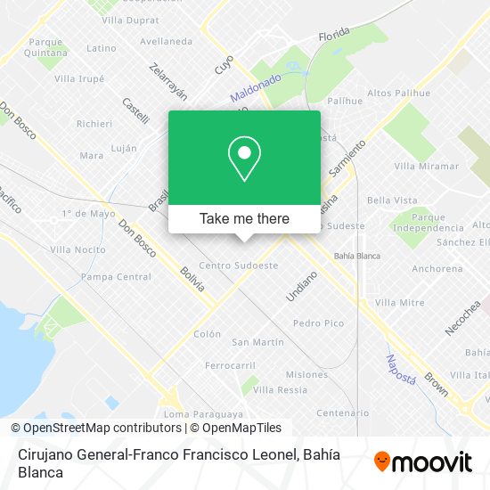 Cirujano General-Franco Francisco Leonel map
