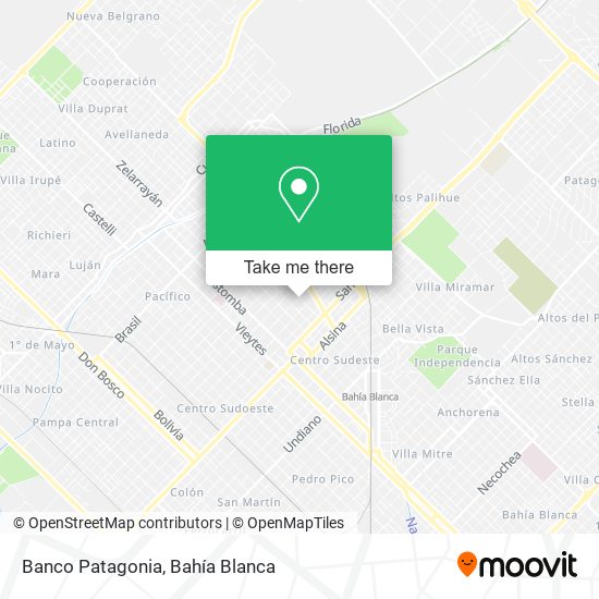 Banco Patagonia map