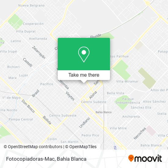 Fotocopiadoras-Mac map