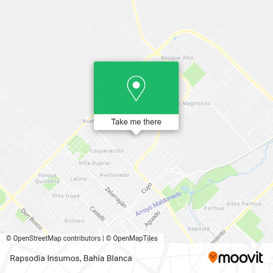Rapsodia Insumos map