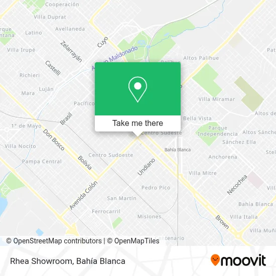Rhea Showroom map