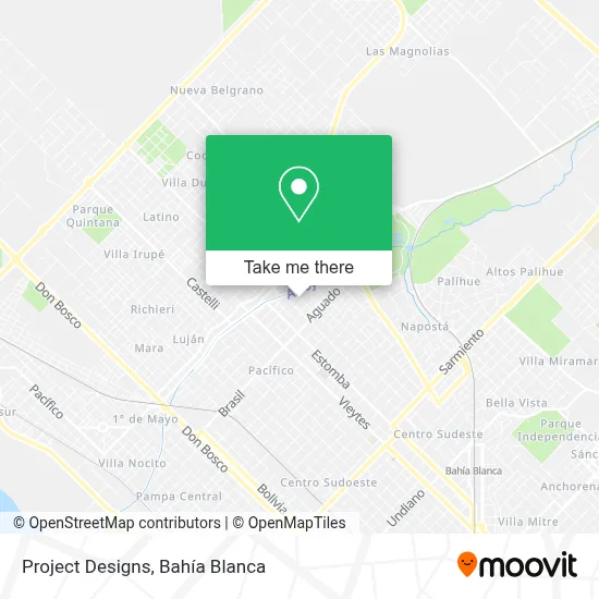 Project Designs map