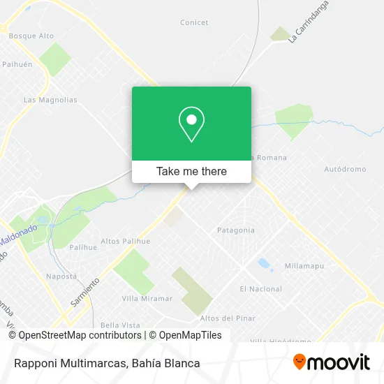 Rapponi Multimarcas map