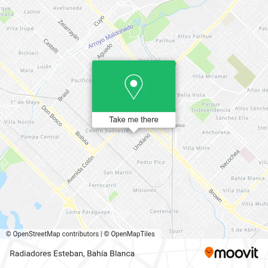 Radiadores Esteban map