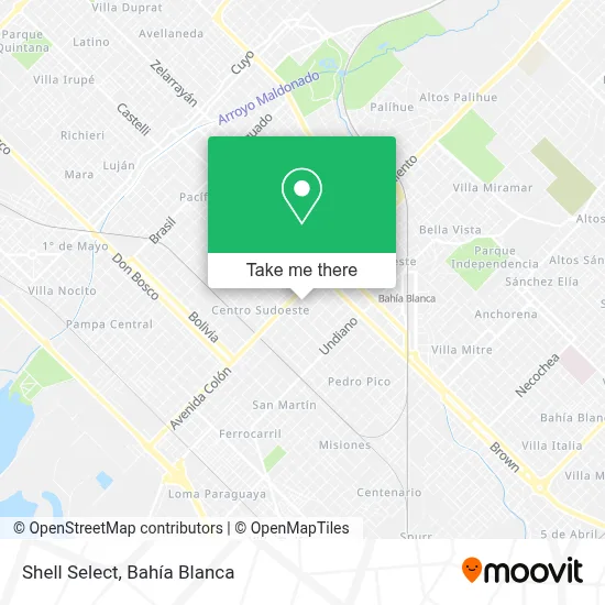 Shell Select map