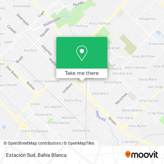 Estación Sud map