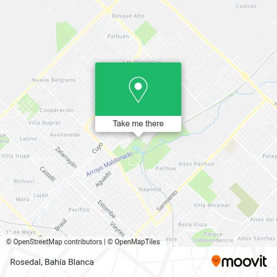 Rosedal map