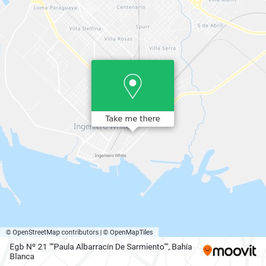 Egb Nº 21 ""Paula Albarracín De Sarmiento"" map