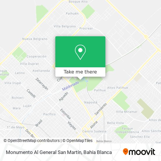 Monumento Al General San Martín map