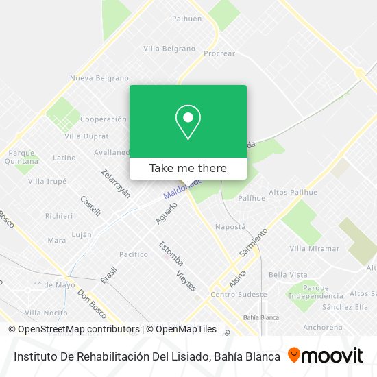 Instituto De Rehabilitación Del Lisiado map