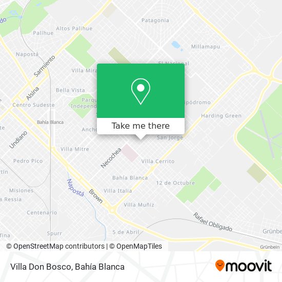 Villa Don Bosco map