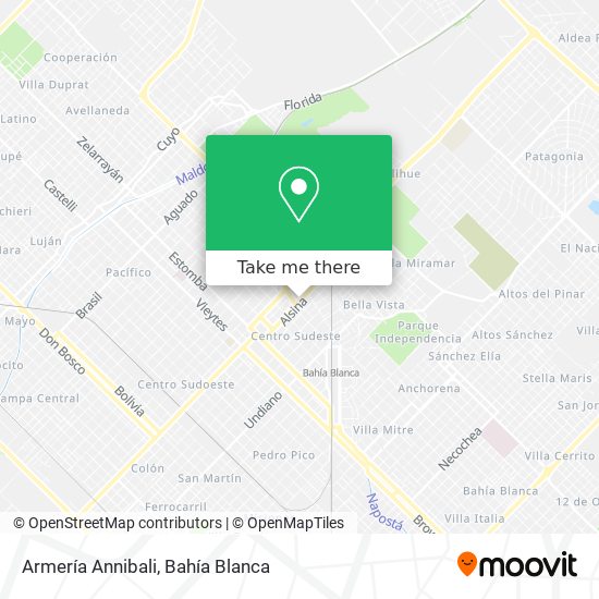 Mapa de Armería Annibali