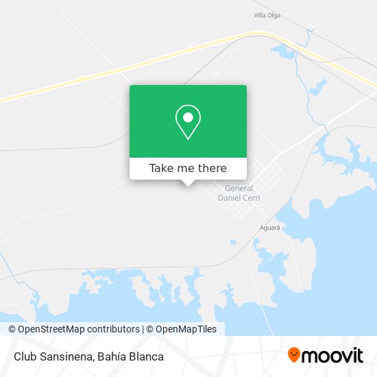 Club Sansinena map