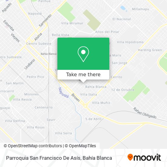 Mapa de Parroquia San Francisco De Asís