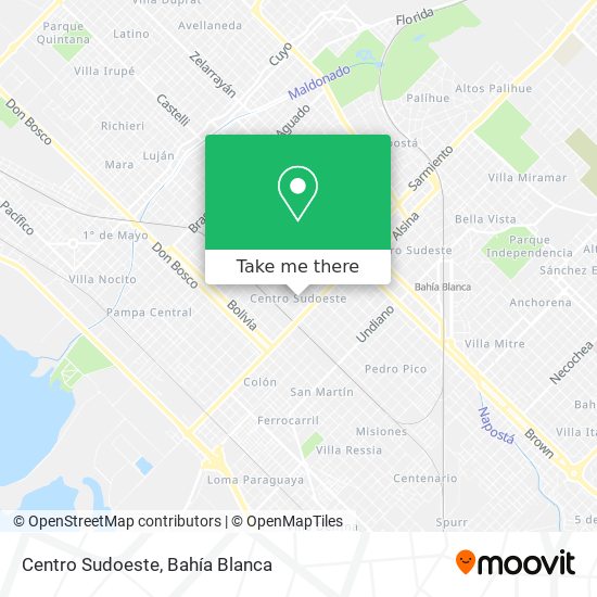 Mapa de Centro Sudoeste