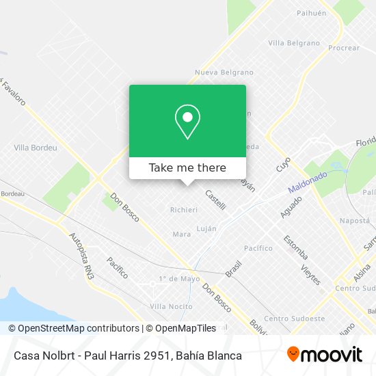 Casa Nolbrt - Paul Harris 2951 map