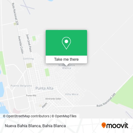 Nueva Bahía Blanca map