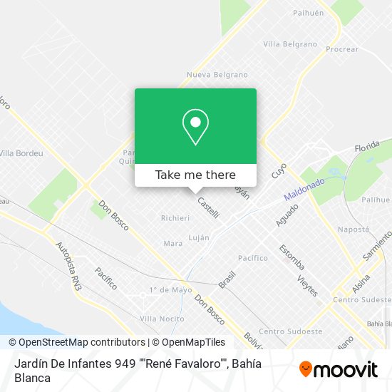 Mapa de Jardín De Infantes 949 ""René Favaloro""