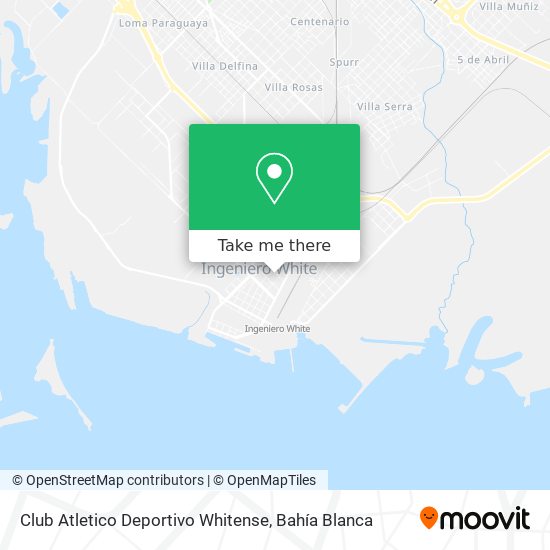 Club Atletico Deportivo Whitense map