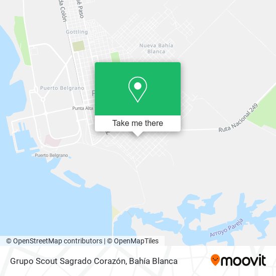 Mapa de Grupo Scout Sagrado Corazón