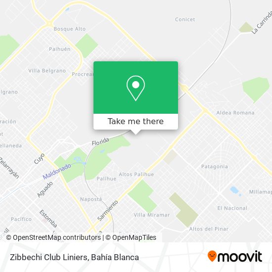 How to get to Zibbechi Club Liniers in Bahía Blanca by Bus?