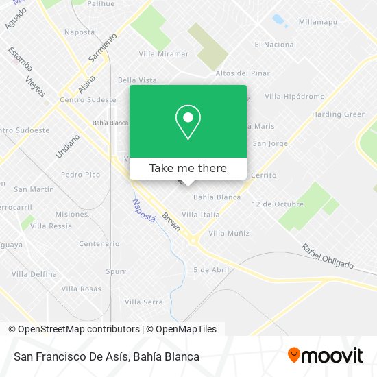 Mapa de San Francisco De Asís